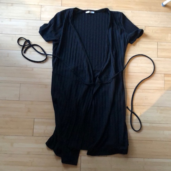 ZARA Wrap Dress - Little Black Dress - Picture 2 of 4